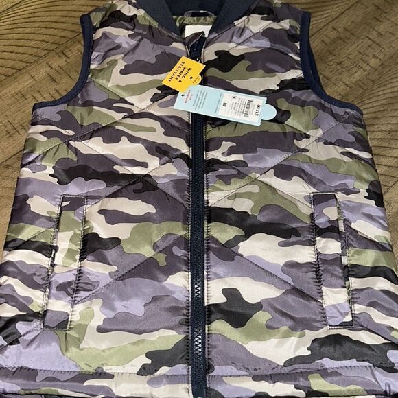 NWT Camo Kid 👦 👧 Water 💦 & Wind 💨 Resistant front pocket east zip up ⬆️ warm - Picture 8 of 17